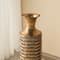 Glitzhome; Glitzhome® Gold Embossed Verdigris Metal Floor Vases Set; Category:Floor Vases; Image:7